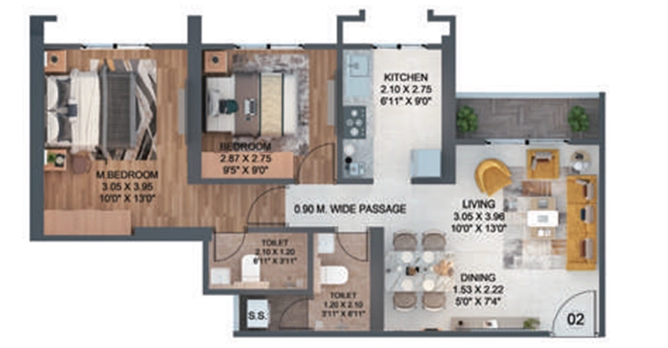 Rahayu Thane West Floor Plan Rahayu Thane West Floor Plan